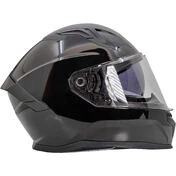 Bhr 831 Rocket Full Face Motorcycle Мотошлем Double визор Metallic Black