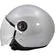 Bhr 832 Minimal Glossy Silver Motorcycle Jet Мотошлем