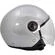 Bhr 832 Minimal Glossy Silver Motorcycle Jet Мотошлем