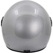 Bhr 832 Minimal Glossy Silver Motorcycle Jet Мотошлем