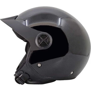 Bhr 833 Peak Motorcycle Jet Мотошлем Glossy Black