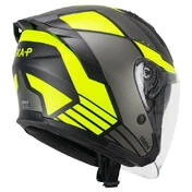 SKA-P 1MHA Jedi Sport Open Face Helmet Black / Matt Fluo Yellow
