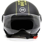 Bhr 835 Special Cool Black Motorcycle Jet Мотошлем
