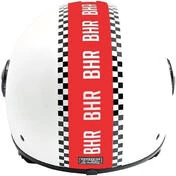 Bhr 835 Special Rush White Red Motorcycle Jet Мотошлем