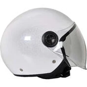 Bhr 832 Minimal Glossy White Motorcycle Jet Мотошлем