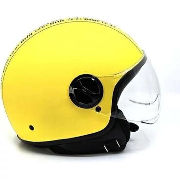 Bhr 835 Special Matt Yellow Motorcycle Jet Мотошлем