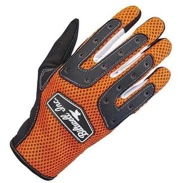 Biltwell Anza Orange Black Summer мотоперчатки
