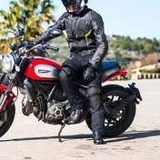Rebelhorn BORG Black Fabric Motorcycle мотоштаны