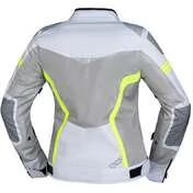Trigonis-Air Women's Sport Fabric Motorcycle мотокуртка Dark Gray Neon Yellow