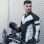 Rebelhorn HIFLOW IV Motorcycle мотокуртка Black Silver Fluo Yellow