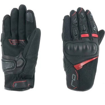 Motorcycle мотоперчатки Summer Fabric OJ SENSE Black RED