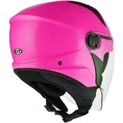 Motorcycle Мотошлем Jet KYT D-CITY PLAIN Pink Fuo