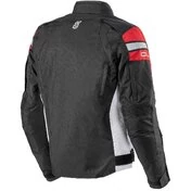Motorcycle мотокуртка in OJ MOOD Black Red White Fabric