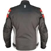 Motorcycle мотокуртка in OJ MOOD Black Red White Fabric