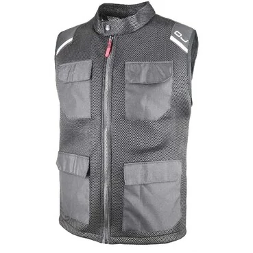 Motorcycle жилет in Black OJ PENTA Perforated Fabric