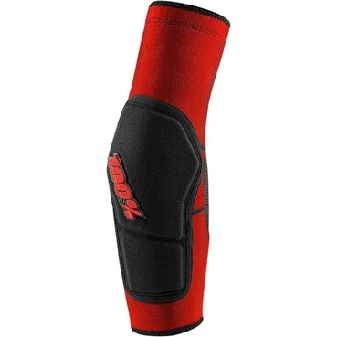 100% RIDECAMP Red Black Motorcycle Cross Enduro Elbow Guards