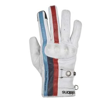 Helstons Burton мотоперчатки White Blue Red Белый