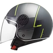 Ls2 OF558 SPHERE LUX 2 FIRM Matt Black Titanium Motorcycle Jet Мотошлем