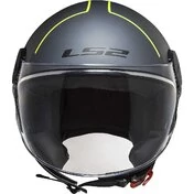 Ls2 OF558 SPHERE LUX 2 FIRM Matt Black Titanium Motorcycle Jet Мотошлем