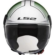 Jet Motorcycle Мотошлем Ls2 OF558 SPHERE LUX 2 FIRM White Green Red