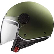 Ls2 OF558 SPHERE LUX 2 SOLID Matt Military Green Motorcycle Jet Мотошлем