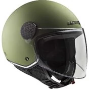 Ls2 OF558 SPHERE LUX 2 SOLID Matt Military Green Motorcycle Jet Мотошлем