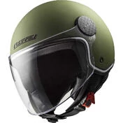 Ls2 OF558 SPHERE LUX 2 SOLID Matt Military Green Motorcycle Jet Мотошлем