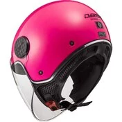 Jet Motorcycle Мотошлем Ls2 OF558 SPHERE LUX 2 SOLID Fluo Pink