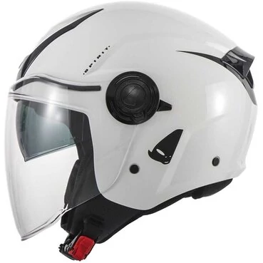 Ufo SPIRIT White Urban Jet Motorcycle Мотошлем