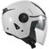 Ufo SPIRIT White Urban Jet Motorcycle Мотошлем