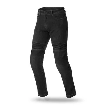 Seventy PJ6 Slim Black Motorcycle Jeans мотоштаны