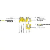 PMJ JENNY Blue Women's Motorcycle Jeans (Class AAA)