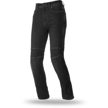 Seventy PJ8 Slim Woman Jeans Motorcycle мотоштаны Black