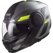 Modular Motorcycle Мотошлем LS2 FF902 SCOPE MAX Nardo Grey Yellow Fluo