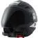 Motorcycle Мотошлем Jet Blauer HT Brat Matt Black White