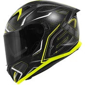 Givi 50.8 MYSTICAL Full Face Motorcycle Мотошлем Black Yellow Titanium