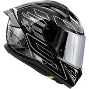 Givi 50.9 ASSAULT Full Face Motorcycle Мотошлем Black Titanium Silver