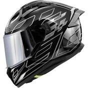 Givi 50.9 ASSAULT Full Face Motorcycle Мотошлем Black Titanium Silver