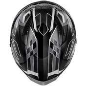 Givi 50.9 ASSAULT Full Face Motorcycle Мотошлем Black Titanium Silver