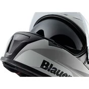 Blauer NF01 Naca Full Face Motorcycle Мотошлем Double Graphic визор A Gray Black