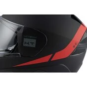 Blauer NF01 Naca Full Face Motorcycle Мотошлем Double Graphic визор A Black Red