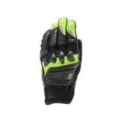 Dainese X-RIDE 2 ERGO-TEK Fluo Black Yellow Leather Motorcycle мотоперчатки