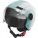 RIDE PATH Stormer Jet Motorcycle Мотошлем Polished Turquoise