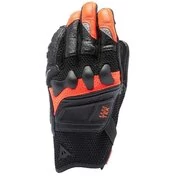 Dainese X-RIDE 2 ERGO-TEK Black Red Fluo Leather Motorcycle мотоперчатки