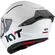 KYT R2R PLAIN Full Face Motorcycle Мотошлем White