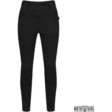 Tucano Urbano Motorcycle Jeans MOTOGIRL RIBBED LEGGINGS Black