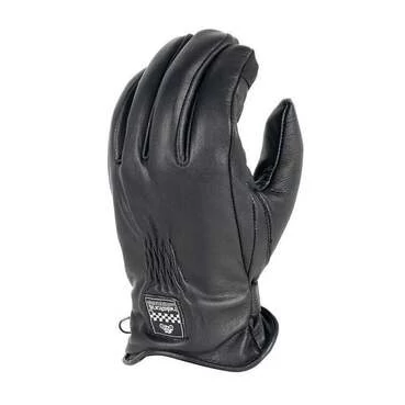 Helstons Condor Mi Saison Leather мотоперчатки Black Черный