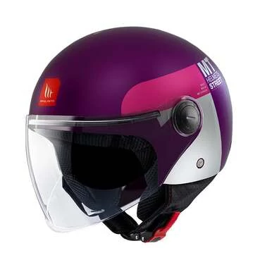 Mt Мотошлемs Street S Inboard C8 Мотошлем Purple Matt Фиолетовый