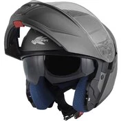 Kappa KV50 B Solid Matt Titanium Modular Motorcycle Мотошлем