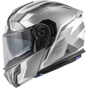 Kappa KV50 F ESCALADE Silver Titanium Modular Motorcycle Мотошлем